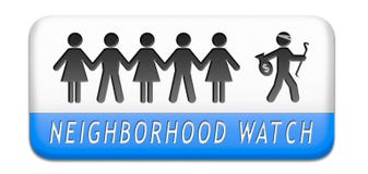 Neighborhood watch Royalty Free Stock Photos Neighborhood watch Royalty Free Stock Photos