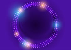Neon Led Lights Abstract Violet Circles Background Stock Photography Neon Led Lights Abstract Violet Circles Background Stock Photography