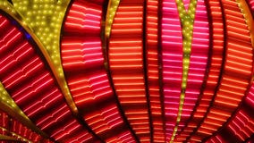 Neonblinklichter von Las Vegas-Kasino Neonblinklichter von Las Vegas-Kasino