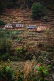Nepalibergdorf lizenzfreies stockfoto Nepalibergdorf lizenzfreies stockfoto