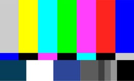 Nessun vettore del modello di prova del segnale TV Segnale delle barre colorate della televisione Introduzione e la conclusione d royalty illustrazione gratis Nessun vettore del modello di prova del segnale TV Segnale delle barre colorate della televisione Introduzione e la conclusione d royalty illustrazione gratis