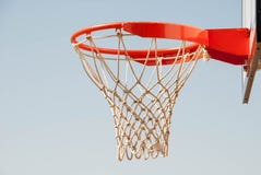 Netball net and hoop stock images Netball net and hoop stock images