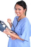 Nette weibliche Krankenschwester, Doktor, medizinische Arbeitskraft Stockbilder Nette weibliche Krankenschwester, Doktor, medizinische Arbeitskraft Stockbilder