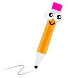 Nettes Karikaturbleistiftzeichen lizenzfreie abbildung Nettes Karikaturbleistiftzeichen lizenzfreie abbildung