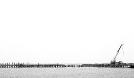 Neuer Hafen und Meer lizenzfreie stockfotografie Neuer Hafen und Meer lizenzfreie stockfotografie