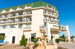 Neues Fünf-Sternehotel in Kranevo in Bulgarien Stockfoto Neues Fünf-Sternehotel in Kranevo in Bulgarien Stockfoto