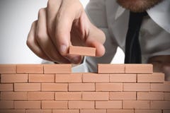 Neues Geschäft des Baus stockfotografie Neues Geschäft des Baus stockfotografie