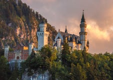 Neuschwanstein castle, Bavaria, Germany Royalty Free Stock Photo Neuschwanstein castle, Bavaria, Germany Royalty Free Stock Photo