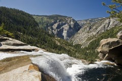 Nevada Falls At The Yosemite National Park Stock Photography Nevada Falls At The Yosemite National Park Stock Photography