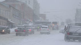 Nevadas pesadas en Rusia el 20 de abril de 2017 Nevadas pesadas en Rusia el 20 de abril de 2017