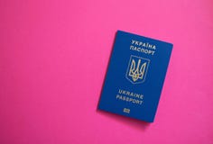 Passport on the on a pink background royalty free stock images Passport on the on a pink background royalty free stock images