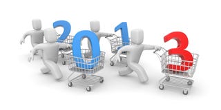 New business year vector illustration New business year vector illustration