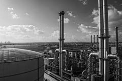The Gas Powerstation royalty free stock photos The Gas Powerstation royalty free stock photos