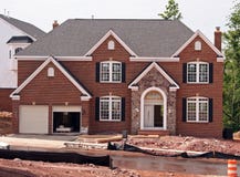 New Home Construction Royalty Free Stock Photos