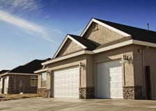 New House Garage Royalty Free Stock Photography New House Garage Royalty Free Stock Photography