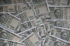 New Indian 500 Rupee currency notes, whole background stock image New Indian 500 Rupee currency notes, whole background stock image