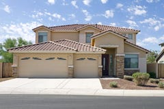 New Modern Classic Home stock photography New Modern Classic Home stock photography