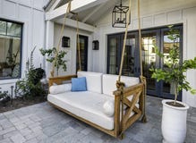 New Modern Classic Home Patio With A Swing