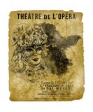New Orleans St Charles Theater Opera Flyer royalty free stock photo New Orleans St Charles Theater Opera Flyer royalty free stock photo
