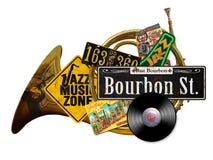 New Orleans Vintage Folk Art Sign