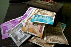 New reserve bank of india 2000, 500, 200,50,10 rupee background royalty free stock photos New reserve bank of india 2000, 500, 200,50,10 rupee background royalty free stock photos