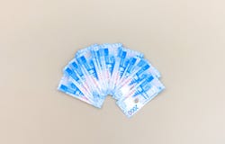 New Russian paper money royalty free stock photography New Russian paper money royalty free stock photography
