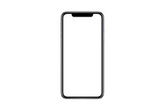 New version of black slim smartphone stock photos New version of black slim smartphone stock photos