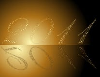 New Year 2011. Made of stars stock illustration New Year 2011. Made of stars stock illustration