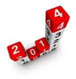 New Year 2014 Stock Image