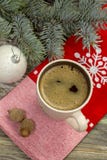 New Year and Christmas composition royalty free stock photos New Year and Christmas composition royalty free stock photos
