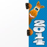Vector New year horse. Vector New year greeting background of a horse royalty free illustration Vector New year horse. Vector New year greeting background of a horse royalty free illustration