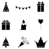 New year icon set. The new year of icon set vector illustration New year icon set. The new year of icon set vector illustration