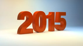 New Year 2015. Letters in 3d in abstract background royalty free illustration New Year 2015. Letters in 3d in abstract background royalty free illustration