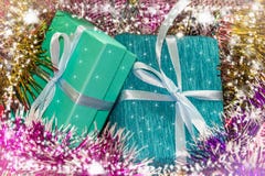New year picture. Gifts boxes stock image New year picture. Gifts boxes stock image