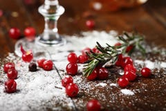 New yearcocktail with cranberry stock photography New yearcocktail with cranberry stock photography