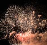 A New Year’s Eve Spectacular Fireworks royalty free stock photography A New Year’s Eve Spectacular Fireworks royalty free stock photography