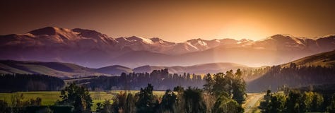 New Zealand Alps panorama Royalty Free Stock Photography New Zealand Alps panorama Royalty Free Stock Photography
