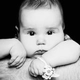 Newborn baby girl on his father`s hand royalty free stock image Newborn baby girl on his father`s hand royalty free stock image