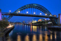 Newcastle Tyne Bridge fotografía de archivo libre de regalías Newcastle Tyne Bridge fotografía de archivo libre de regalías