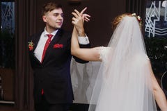 https://thumbs.dreamstime.com/t/newlywed-couple-first-dance-ballroom-bride-groom-dancing-wedding-reception-restaurant-happy-handsome-husband-90026936.jpg