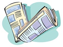 Newspaper royalty free illustration Newspaper royalty free illustration