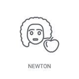 newton ikona Modny newtonu logo pojęcie na białym tle od ilustracji newton ikona Modny newtonu logo pojęcie na białym tle od ilustracji