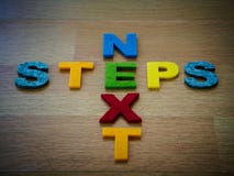 Next steps concept stock photography Next steps concept stock photography