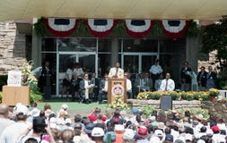 NFL Induction ceremony, Canton, Ohio royalty free stock images NFL Induction ceremony, Canton, Ohio royalty free stock images