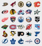 Nhl-Teamlogos vektor abbildung Nhl-Teamlogos vektor abbildung