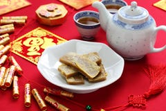Nian Gao, Chinese New Year Rice Cake Stock Photos Nian Gao, Chinese New Year Rice Cake Stock Photos