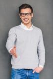 Nice om u te ontmoeten! Stock Afbeelding Nice om u te ontmoeten! Stock Afbeelding