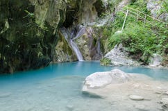 Nidri waterfalls on Lefkada island royalty free stock image Nidri waterfalls on Lefkada island royalty free stock image