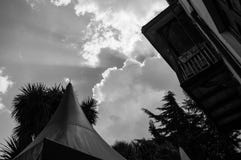 Niebo i Sunray, Addis Ababa, Etiopia fotografia royalty free Niebo i Sunray, Addis Ababa, Etiopia fotografia royalty free