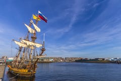 Niederländisches Piraten-Schiff lizenzfreie stockfotos Niederländisches Piraten-Schiff lizenzfreie stockfotos